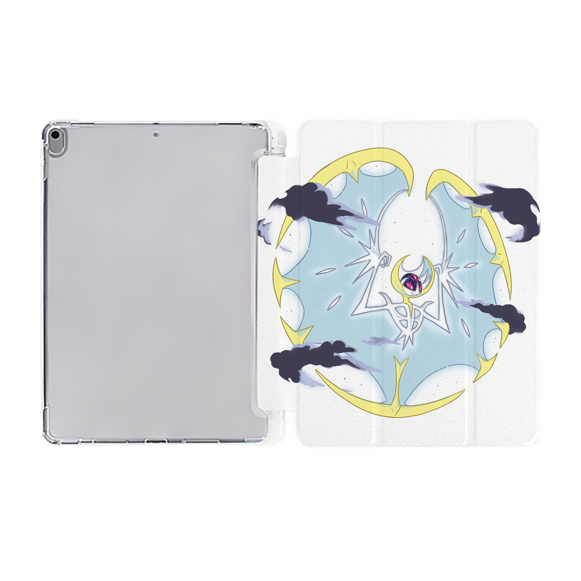 （画像用） ポケットモンスター Pokémon IPad ケース ペン収納付き 三つ折りスタンド PUレザー×シリコン 対応機種9.5/10.5/10.9インチ